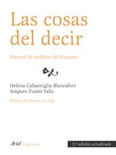 COSAS DEL DECIR, LAS. MANUAL DE ANALISIS DEL DISCURSO 2A. ED | 9788434482739 | CALSAMIGLIA, HELENA / TUSON, AMPARO | Llibreria Aqualata | Comprar libros en catalán y castellano online | Comprar libros Igualada