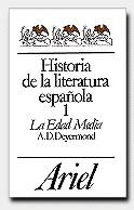 HISTORIA DE LA LITERATURA ESPAÑOLA. EDAD MEDIA VOL. 1 | 9788434483057 | DEYERMOND, ALAN | Llibreria Aqualata | Comprar libros en catalán y castellano online | Comprar libros Igualada