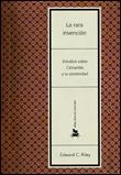 RARA INVENCION, LA (LETRAS DE HUMANIDAD) | 9788484321774 | RILEY, EDWARD C. | Llibreria Aqualata | Comprar llibres en català i castellà online | Comprar llibres Igualada