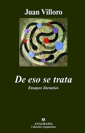 DE ESO SE TRATA (ARGUMENTOS 382) | 9788433962775 | VILLORO, JUAN | Llibreria Aqualata | Comprar llibres en català i castellà online | Comprar llibres Igualada
