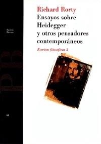 ENSAYOS SOBRE HEIDEGGER Y OTROS PENSADORES CONTEMP | 9788475099545 | RORTY, RICHARD | Llibreria Aqualata | Comprar libros en catalán y castellano online | Comprar libros Igualada
