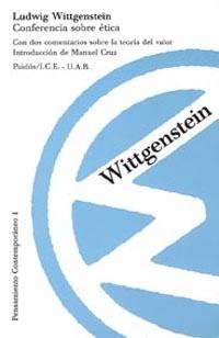 CONFERENCIA SOBRE ETICA | 9788475095257 | WITTGENSTEIN, LUDWING | Llibreria Aqualata | Comprar libros en catalán y castellano online | Comprar libros Igualada