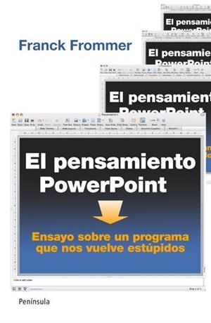 PENSAMIENTO POWERPOINT, EL | 9788499421094 | FROMMER, FRANCK | Llibreria Aqualata | Comprar llibres en català i castellà online | Comprar llibres Igualada