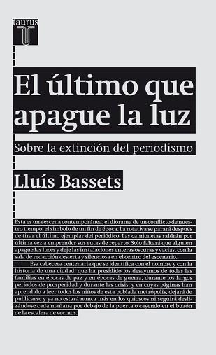 ÚLTIMO QUE APAGUE LA LUZ, EL | 9788430602094 | BASSETS, BASSETS | Llibreria Aqualata | Comprar libros en catalán y castellano online | Comprar libros Igualada