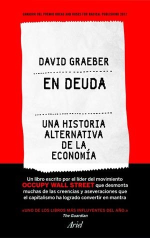 EN DEUDA | 9788434404892 | GRAEBER, DAVID | Llibreria Aqualata | Comprar llibres en català i castellà online | Comprar llibres Igualada