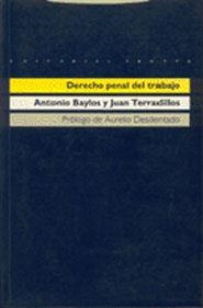 DERCHO PÈNAL DEL TRABAJO | 9788481642056 | BAYLOS,ANTONIO | Llibreria Aqualata | Comprar llibres en català i castellà online | Comprar llibres Igualada