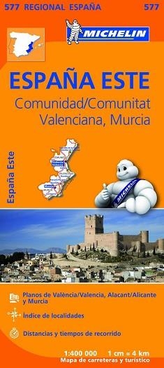 MAPA COMUNIDAD VALENCIANA, MURCIA 577 | 9782067184404 | VARIOS AUTORES | Llibreria Aqualata | Comprar libros en catalán y castellano online | Comprar libros Igualada