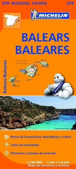 BALEARS (MAPA REGIONAL 579) | 9782067184503 | VARIOS AUTORES | Llibreria Aqualata | Comprar libros en catalán y castellano online | Comprar libros Igualada