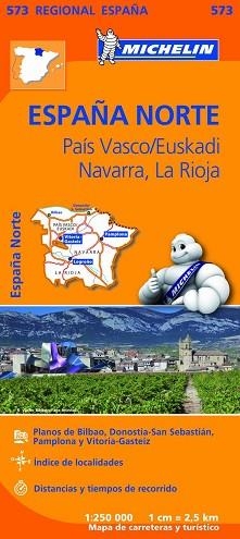 PAÍS VASCO / EUSKADI, NAVARRA, LA RIOJA (MAPA REIONAL 573) | 9782067184206 | VARIOS AUTORES | Llibreria Aqualata | Comprar libros en catalán y castellano online | Comprar libros Igualada
