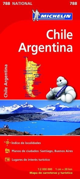 CHILE - ARGENTINA MAPA 788 1.2000000 | 9782067185630 | VARIOS AUTORES | Llibreria Aqualata | Comprar libros en catalán y castellano online | Comprar libros Igualada