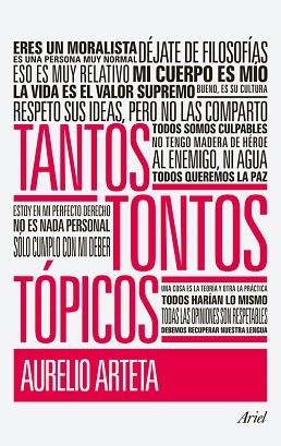 TANTOS TONTOS TOPICOS | 9788434470644 | AURELIO ARTETA | Llibreria Aqualata | Comprar libros en catalán y castellano online | Comprar libros Igualada