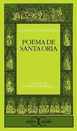 POEMA DE SANTA ORIA | 9788470393792 | BERCEO, GONZALO DE | Llibreria Aqualata | Comprar libros en catalán y castellano online | Comprar libros Igualada