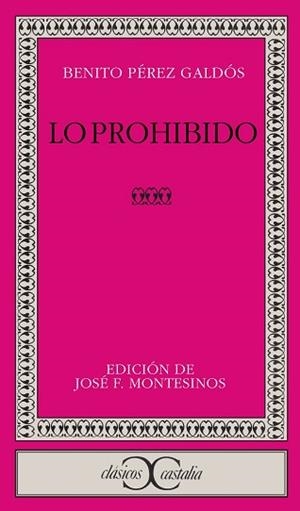 LO PROHIBIDO | 9788470391064 | PEREZ GALDOS, BENITO | Llibreria Aqualata | Comprar libros en catalán y castellano online | Comprar libros Igualada