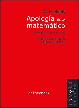 APOLOGIA DE UN MATEMATICO (EPISTEME 1) | 9788493071905 | HARDY, G.H. | Llibreria Aqualata | Comprar libros en catalán y castellano online | Comprar libros Igualada