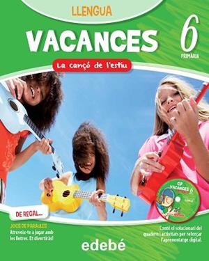 VACANCES 6 PRIMÀRIA LLENGUA  (QUADERN + JOCS DE PARAULES + CD) | 9788468310091 | EDEBÉ, OBRA COLECTIVA | Llibreria Aqualata | Comprar llibres en català i castellà online | Comprar llibres Igualada