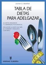TABLA DE DIETAS PARA ADELGAZAR | 9788425514173 | BIELEFELD, JOCHEN G. | Llibreria Aqualata | Comprar libros en catalán y castellano online | Comprar libros Igualada
