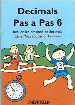 DECIMALS PAS PAS 6 | 9788484121558 | Llibreria Aqualata | Comprar llibres en català i castellà online | Comprar llibres Igualada
