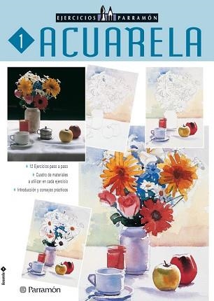 ACUARELA - EJERCICIOS PARRAMÓN 1 | 9788434219892 | Llibreria Aqualata | Comprar libros en catalán y castellano online | Comprar libros Igualada