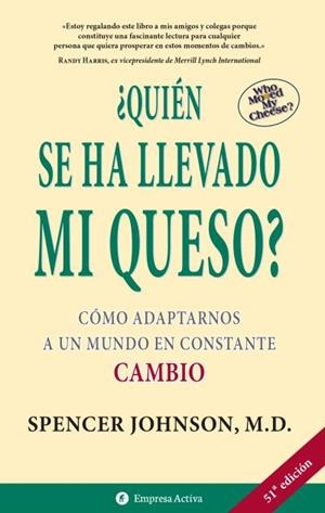 QUIEN SE HA LLEVADO MI QUESO? | 9788495787095 | JOHNSON, SPENCER | Llibreria Aqualata | Comprar llibres en català i castellà online | Comprar llibres Igualada