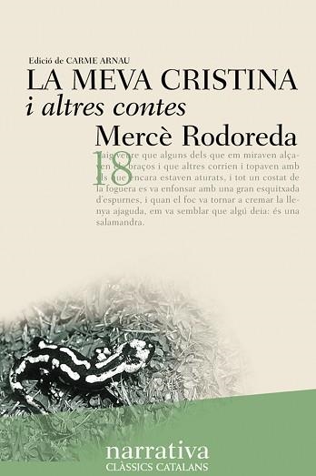 MEVA CRISTINA I ALTRES CONTES, LA (CLASSICS CATALANS 18) | 9788482877211 | RODOREDA, MERCE | Llibreria Aqualata | Comprar libros en catalán y castellano online | Comprar libros Igualada