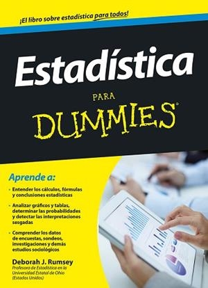 ESTADÍSTICA PARA DUMMIES | 9788432901577 | DEBORAH J. RUMSEY | Llibreria Aqualata | Comprar libros en catalán y castellano online | Comprar libros Igualada