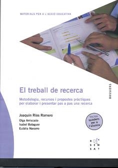 TREBALL DE RECERCA. METODOLOGIA, RECURSOS I PROPOSTES PRATIQ | 9788495988898 | VVAA | Llibreria Aqualata | Comprar llibres en català i castellà online | Comprar llibres Igualada
