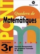 PONT MATEMATIQUES 3R. PRIMARIA | 9788478874514 | MÀRQUEZ CARO, CARLES / PÀMIES TOMÀS, LINA | Llibreria Aqualata | Comprar llibres en català i castellà online | Comprar llibres Igualada