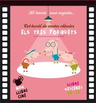 TRES PORQUETS, ELS. LLIBRE-CINE | 9788424644727 | Llibreria Aqualata | Comprar llibres en català i castellà online | Comprar llibres Igualada