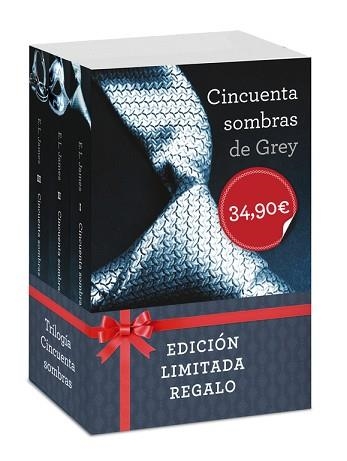 TRILOGÍA CINCUENTA SOMBRAS. NADAL | 9788454057405 | JAMES, E.L. | Llibreria Aqualata | Comprar libros en catalán y castellano online | Comprar libros Igualada