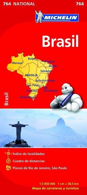 MAPA BRASIL (NACIONAL 764) | 9782067173514 | VARIOS AUTORES | Llibreria Aqualata | Comprar llibres en català i castellà online | Comprar llibres Igualada