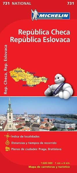 REPÚBLICA CHECA REPÚBLICA ESLOVACA (MAPA NATIONAL 731) | 9782067171831 | VARIOS AUTORES | Llibreria Aqualata | Comprar libros en catalán y castellano online | Comprar libros Igualada