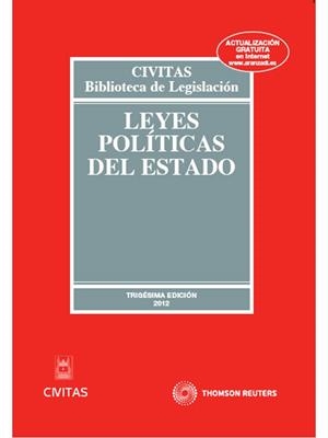 LEYES POLÍTICAS DEL ESTADO (30A EDICIÓN) | 9788447039098 | ALBERTI ROVIRA, ENOCH / GONZÁLEZ BEILFUSS, MARKUS | Llibreria Aqualata | Comprar libros en catalán y castellano online | Comprar libros Igualada