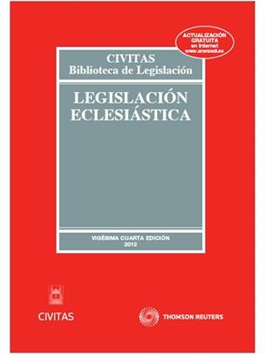 LEGISLACIÓN ECLESIÁSTICA | 9788447040209 | CIVITAS, DEPARTAMENTO DE REDACCIÓN | Llibreria Aqualata | Comprar libros en catalán y castellano online | Comprar libros Igualada