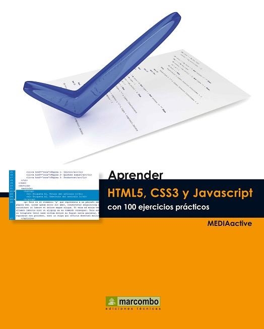 APRENDER HTML5, CSS3 Y JAVASCRIPTCON 100 EJERCICIOS | 9788426720863 | MEDIAACTIVE | Llibreria Aqualata | Comprar libros en catalán y castellano online | Comprar libros Igualada