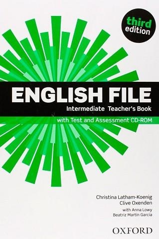 ENGLISH FILE INTERMEDIATE TEACHER'S BOOK &TEST CD PK 3ED | 9780194597173 | VARIOS AUTORES | Llibreria Aqualata | Comprar libros en catalán y castellano online | Comprar libros Igualada
