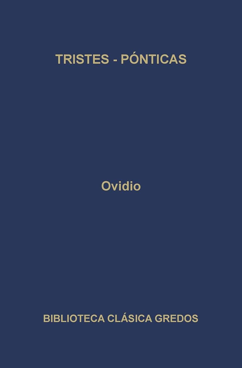 TRISTES ; PONTICAS | 9788424914851 | OVIDIO NASON, PUBLIO | Llibreria Aqualata | Comprar libros en catalán y castellano online | Comprar libros Igualada