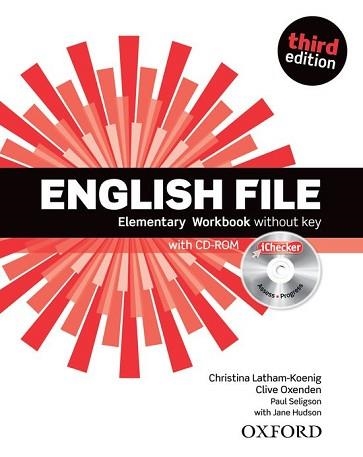 ENGLISH FILE ELEM WORKBOKK WIHTOUT KEY  PK 3ED | 9780194598705 | Llibreria Aqualata | Comprar libros en catalán y castellano online | Comprar libros Igualada