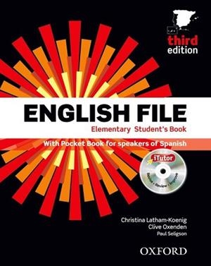 ENGLISH FILE ELEMENTARY  STUDENT'S BOOK + WORKBOOK WITH KEY  3ED EDITION | 9780194598910 | Llibreria Aqualata | Comprar llibres en català i castellà online | Comprar llibres Igualada