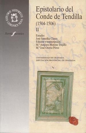 EPISTOLARIO DEL CONDE DE TENDILLA 2 VOLS | 9788433822321 | SZMOLKA CLARES | Llibreria Aqualata | Comprar llibres en català i castellà online | Comprar llibres Igualada