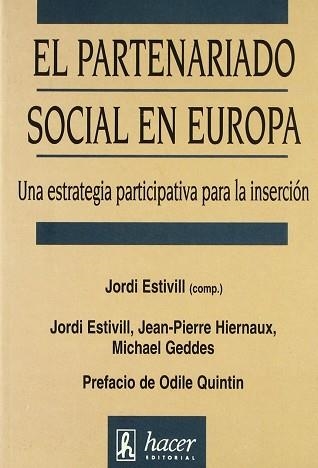 PARTENARIADO SOCIAL EN EUROPA, EL | 9788488711250 | ESTIVILL, JORDI | Llibreria Aqualata | Comprar libros en catalán y castellano online | Comprar libros Igualada