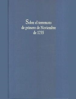 SOBRE EL TERREMOTO DE PRIMERO DE NOVIEMBRE | 9788488751935 | Llibreria Aqualata | Comprar libros en catalán y castellano online | Comprar libros Igualada