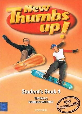 NEW THUMBS UP 4 STUDENT'S BOOK | 9780194383387 | FALLA, TIM | Llibreria Aqualata | Comprar llibres en català i castellà online | Comprar llibres Igualada