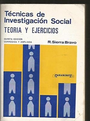 TECNICAS DE INVESTIGACION SOCIAL (5 ED. CORR. Y A | 9788428315487 | Sierra Bravo, Restituto | Llibreria Aqualata | Comprar llibres en català i castellà online | Comprar llibres Igualada