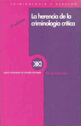 HERENCIA DE LA CRIMINOLOGIA CRITICA | 9788432307294 | Llibreria Aqualata | Comprar libros en catalán y castellano online | Comprar libros Igualada