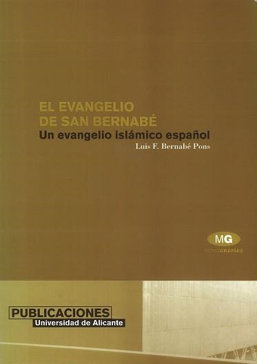 EVANGELIO DE SAN BERNABE, EL | 9788479082239 | BERNABE PONS, LUIS F. | Llibreria Aqualata | Comprar libros en catalán y castellano online | Comprar libros Igualada