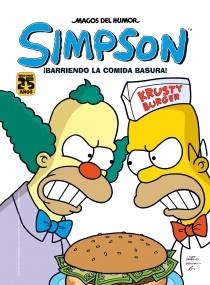 SIMPONS. MAGOS DEL HUMOR 41. ¡BARRIENDO LA COMIDA BASURA! | 9788466654401 | Llibreria Aqualata | Comprar libros en catalán y castellano online | Comprar libros Igualada