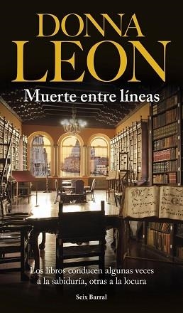 MUERTE ENTRE LÍNEAS | 9788432222528 | LEON, DONNA | Llibreria Aqualata | Comprar libros en catalán y castellano online | Comprar libros Igualada