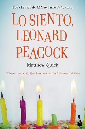 LO SIENTO, LEONARD PEACOCK | 9788467041330 | QUICK, MATTHEW | Llibreria Aqualata | Comprar llibres en català i castellà online | Comprar llibres Igualada