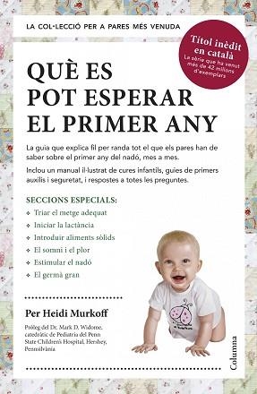 QUÈ ES POT ESPERAR EL PRIMER ANY | 9788466418645 | MURKOFF, HEIDI | Llibreria Aqualata | Comprar libros en catalán y castellano online | Comprar libros Igualada
