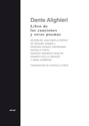 LIBRO DE LAS CANCIONES Y OTROS POEMAS, EL | 9788446039518 | ALIGHIERI, DANTE | Llibreria Aqualata | Comprar llibres en català i castellà online | Comprar llibres Igualada